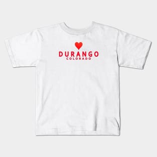 Durango Colorado Kids T-Shirt